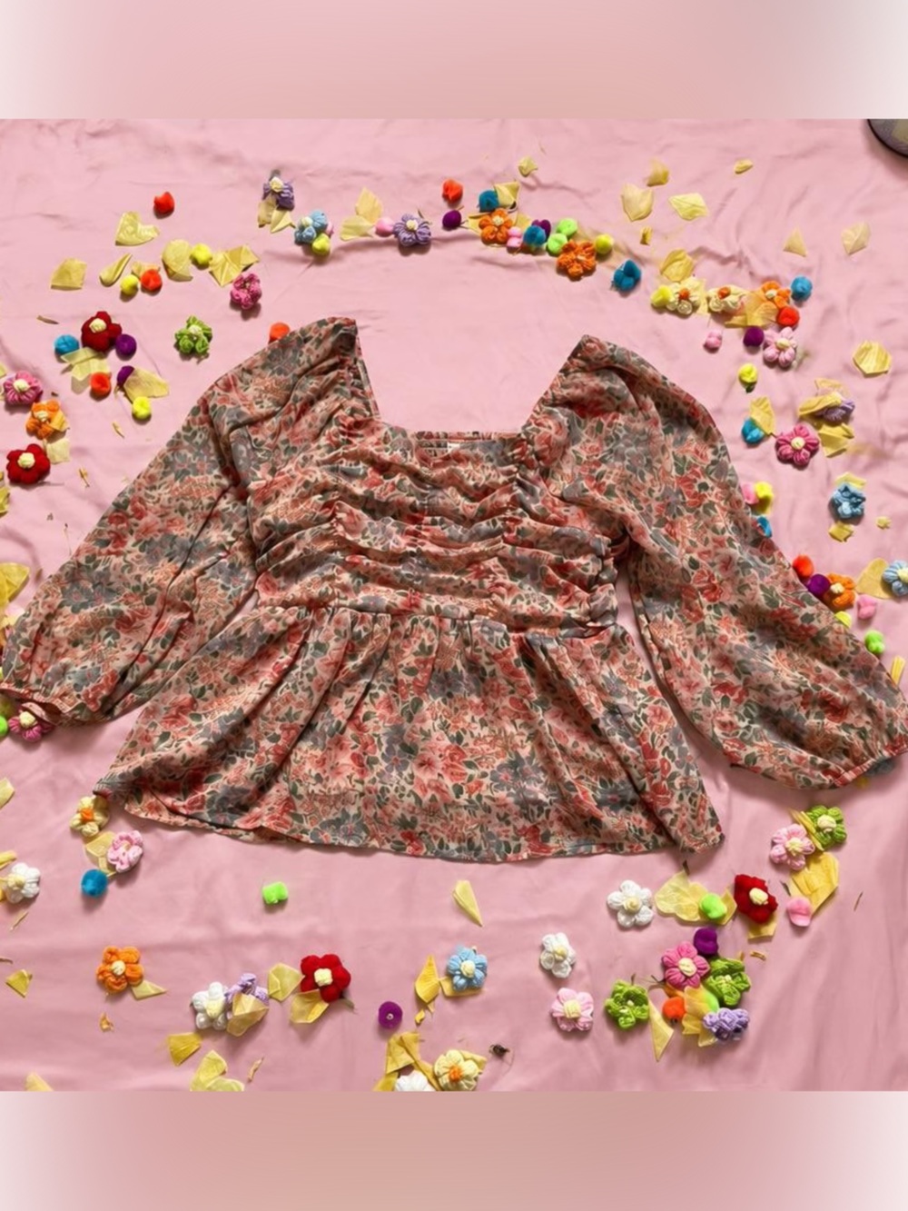 American Eagle Floral Blouse